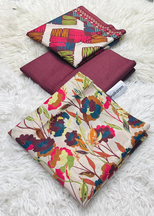 AL KARAM Print 3PC - Design 08