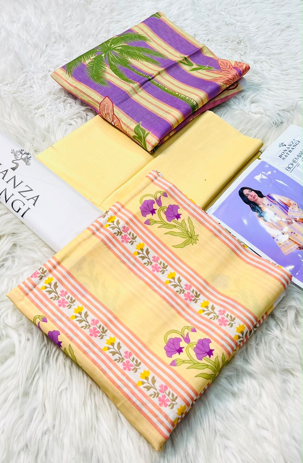 Bonanza Satrangi Print 3PC - Design 01